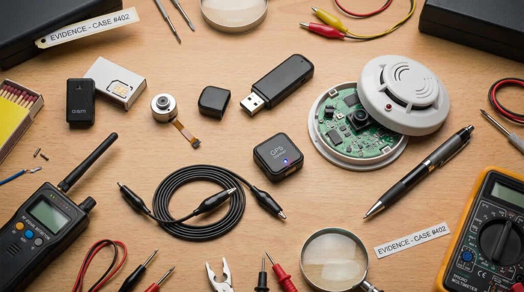 Common Types of Surveillance Devices Found