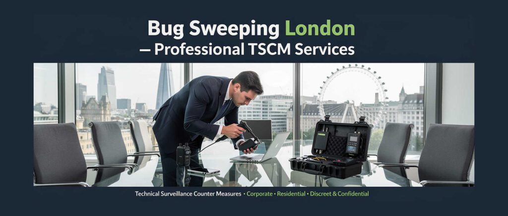 Bug Sweeping London – Professional TSCM Services