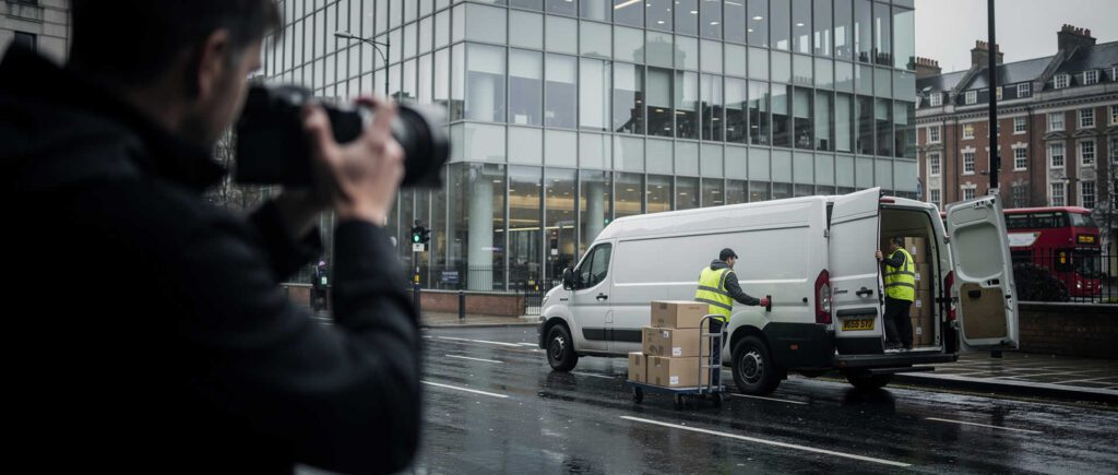 Surveillance Confirms Claimant Running Business